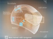 Projekt hełmu motocyklowego z nawigacją (WIDEO)